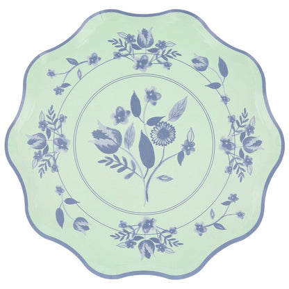 Vintage Botanical Dinner Plates - Bria Blair Creative
