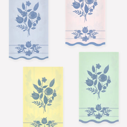 Vintage Botanical Guest Towels - Bria Blair Creative