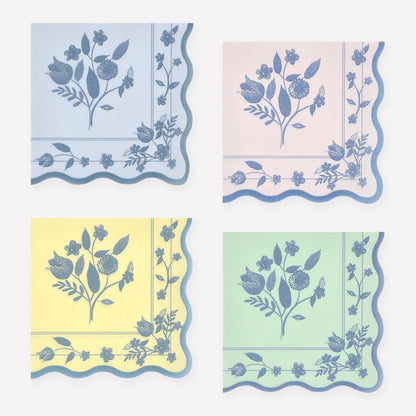 Vintage Botanical Small Napkins - Bria Blair Creative