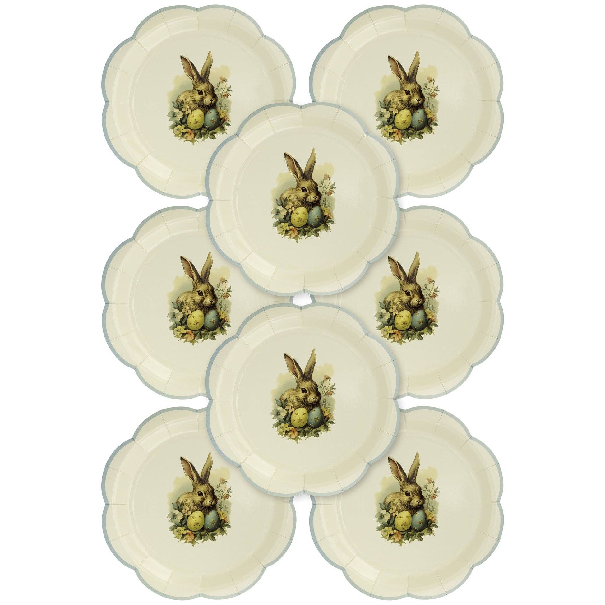 Vintage Easter Paper Plate - Bria Blair Creative