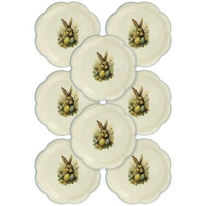 Vintage Easter Paper Plate - Bria Blair Creative