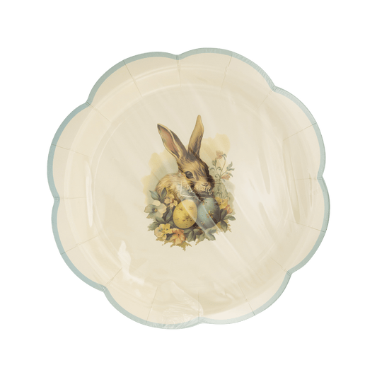 Vintage Easter Paper Plate - Bria Blair Creative