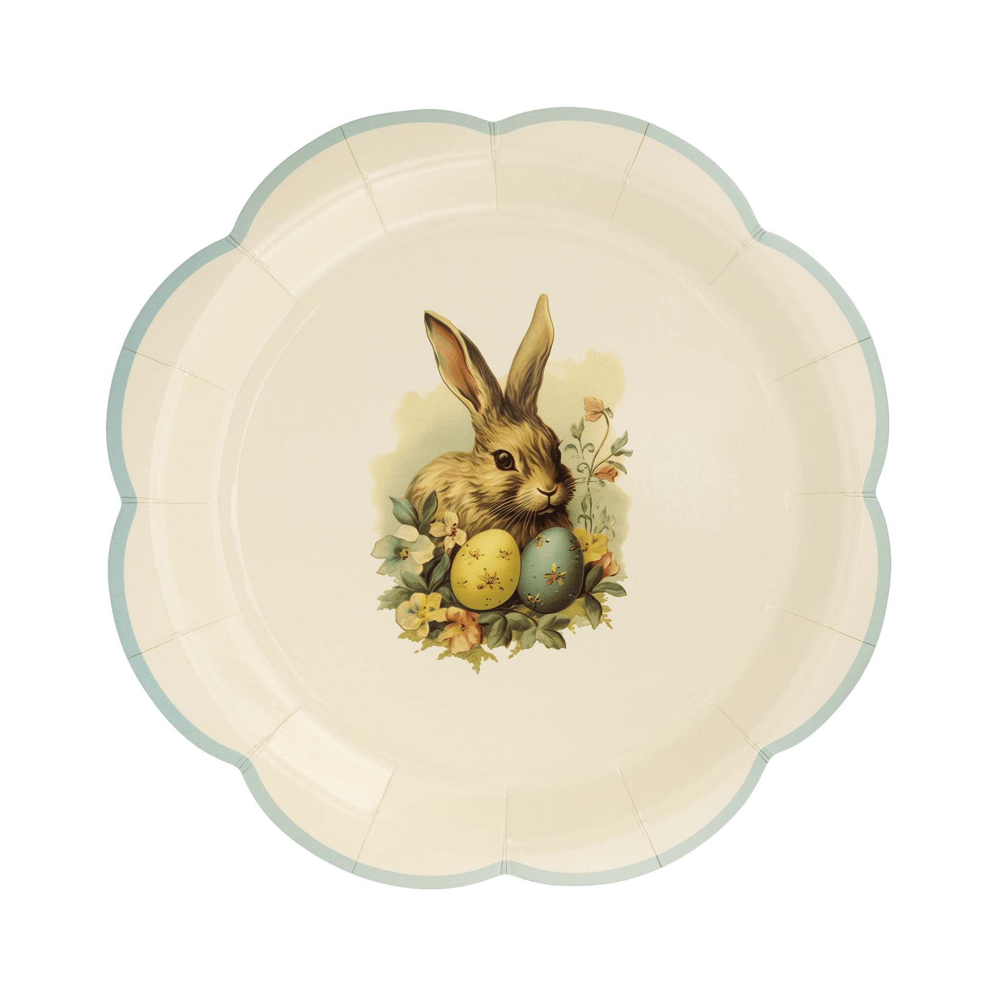 Vintage Easter Paper Plate - Bria Blair Creative