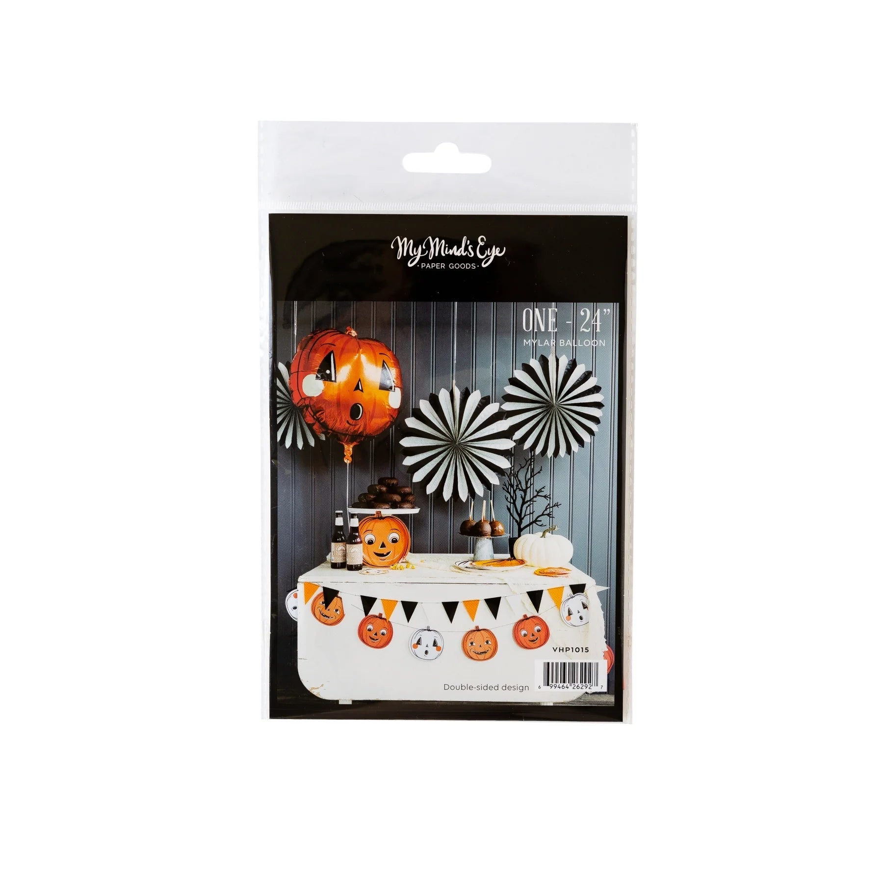 Vintage Halloween Pumpkin Mylar Balloon - Bria Blair Creative
