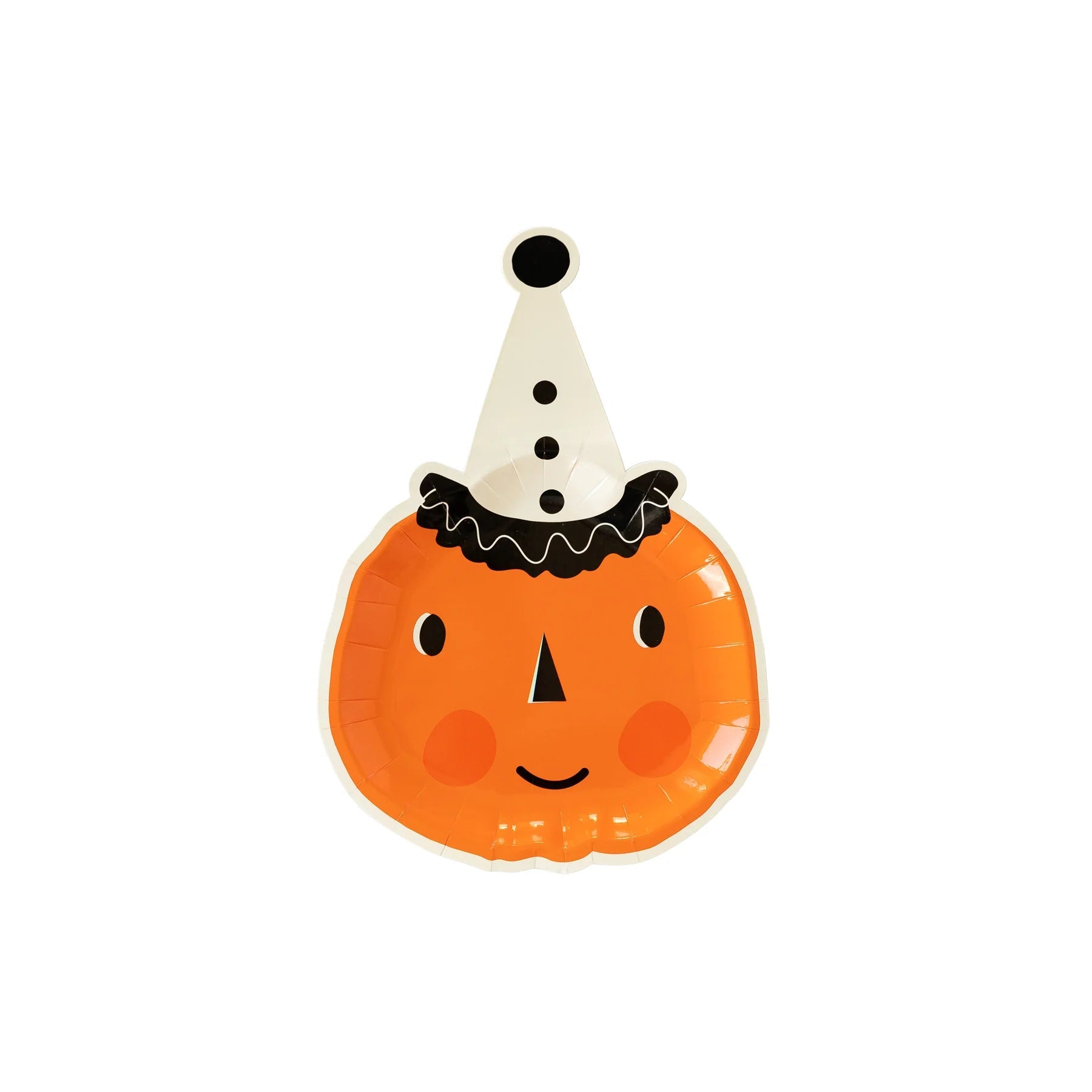 Vintage Halloween Pumpkin SHaped Plate - Bria Blair Creative