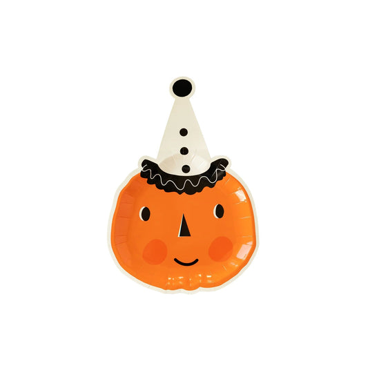 Vintage Halloween Pumpkin SHaped Plate - Bria Blair Creative
