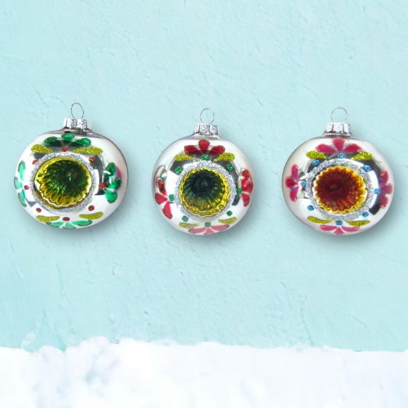 Vintage Painted - Ornament - 3 Assorted Styles - Bria Blair Creative