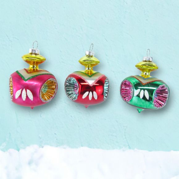 Vintage SpinTop - Ornament - 3 Assorted Styles - Bria Blair Creative