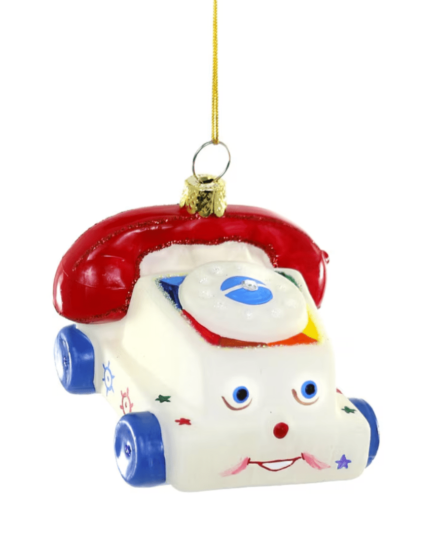 Vintage Toy Phone Ornament - Bria Blair Creative