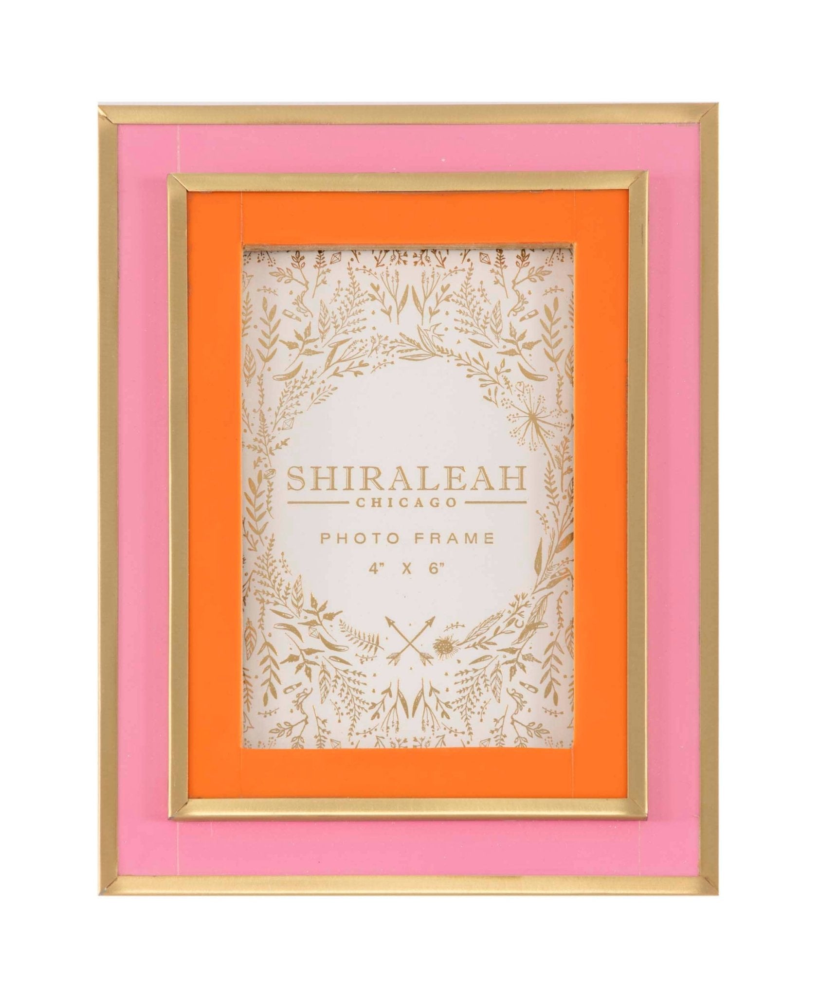 VIVA 4" x 6" LAYERED PICTURE FRAME,PINK - Bria Blair Creative
