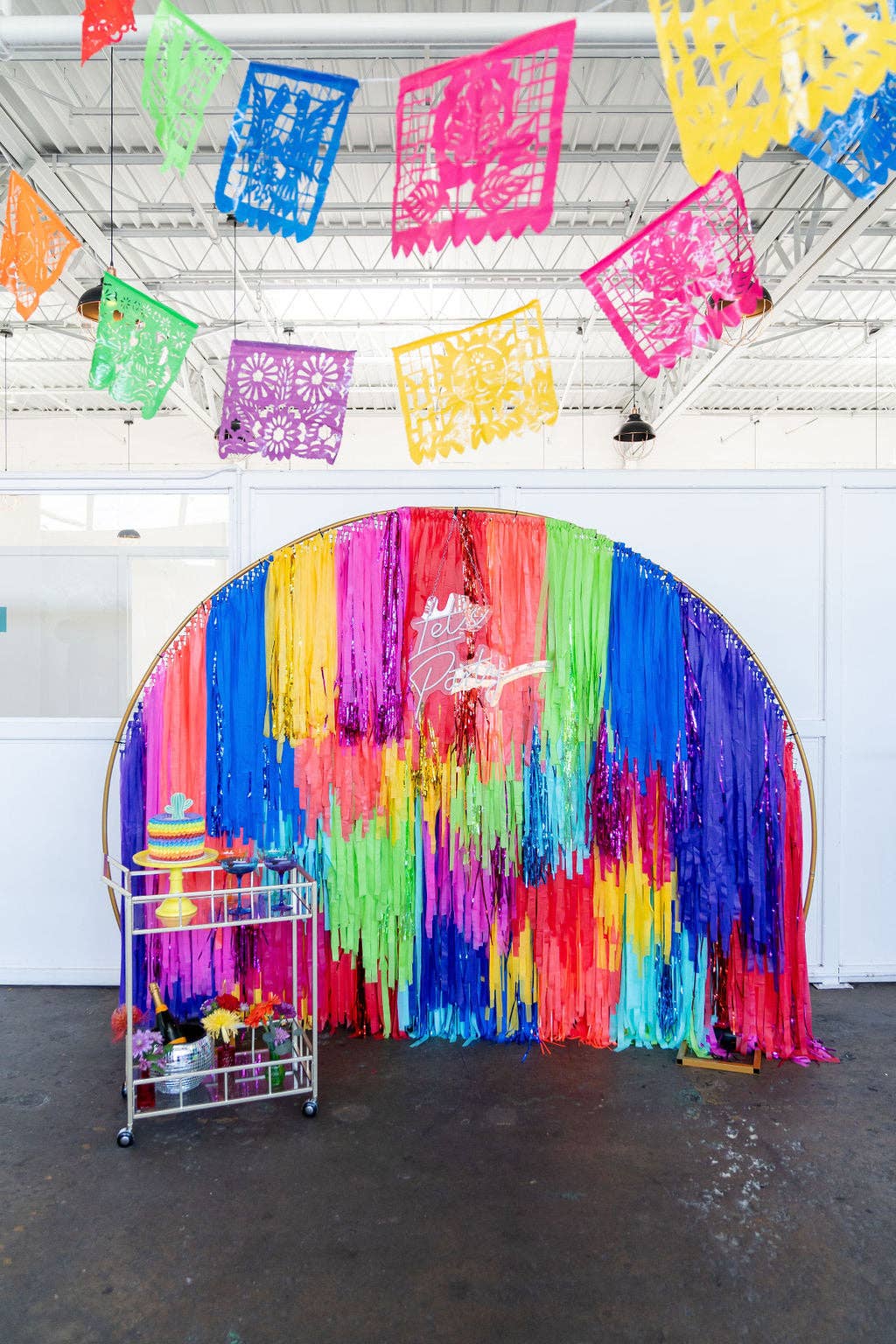 Viva La Fiesta Fringe Backdrop: ★6' W x 7' H - Bria Blair Creative