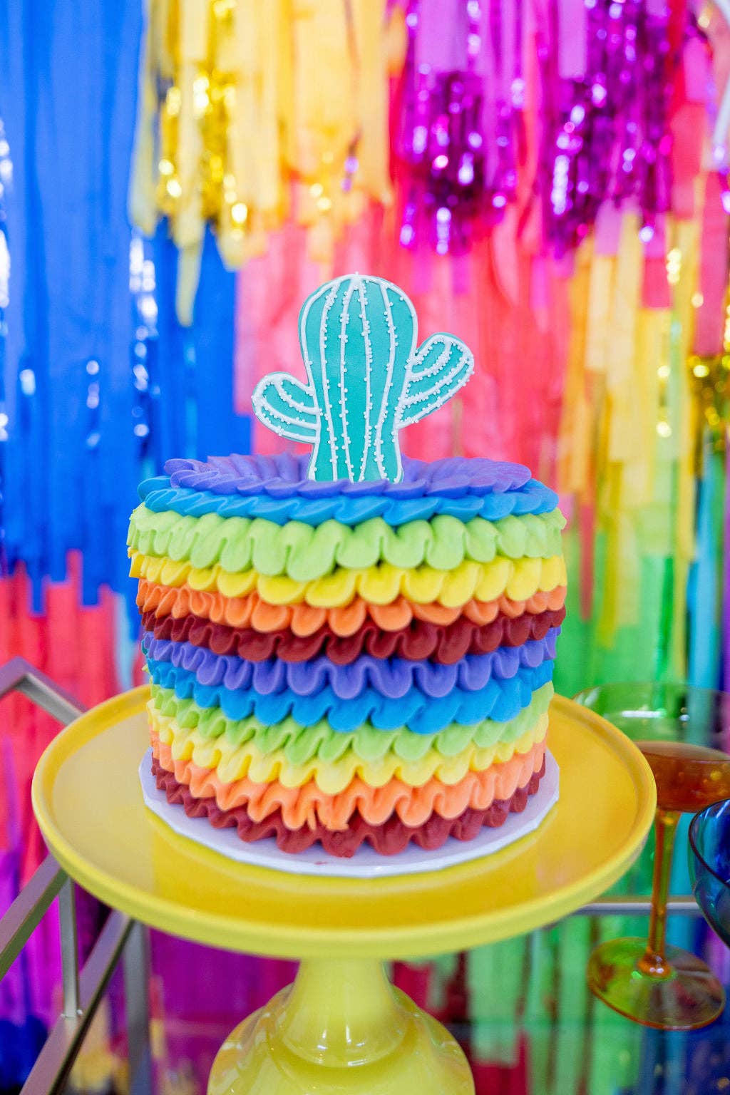 Viva La Fiesta Fringe Backdrop: ★6' W x 7' H - Bria Blair Creative