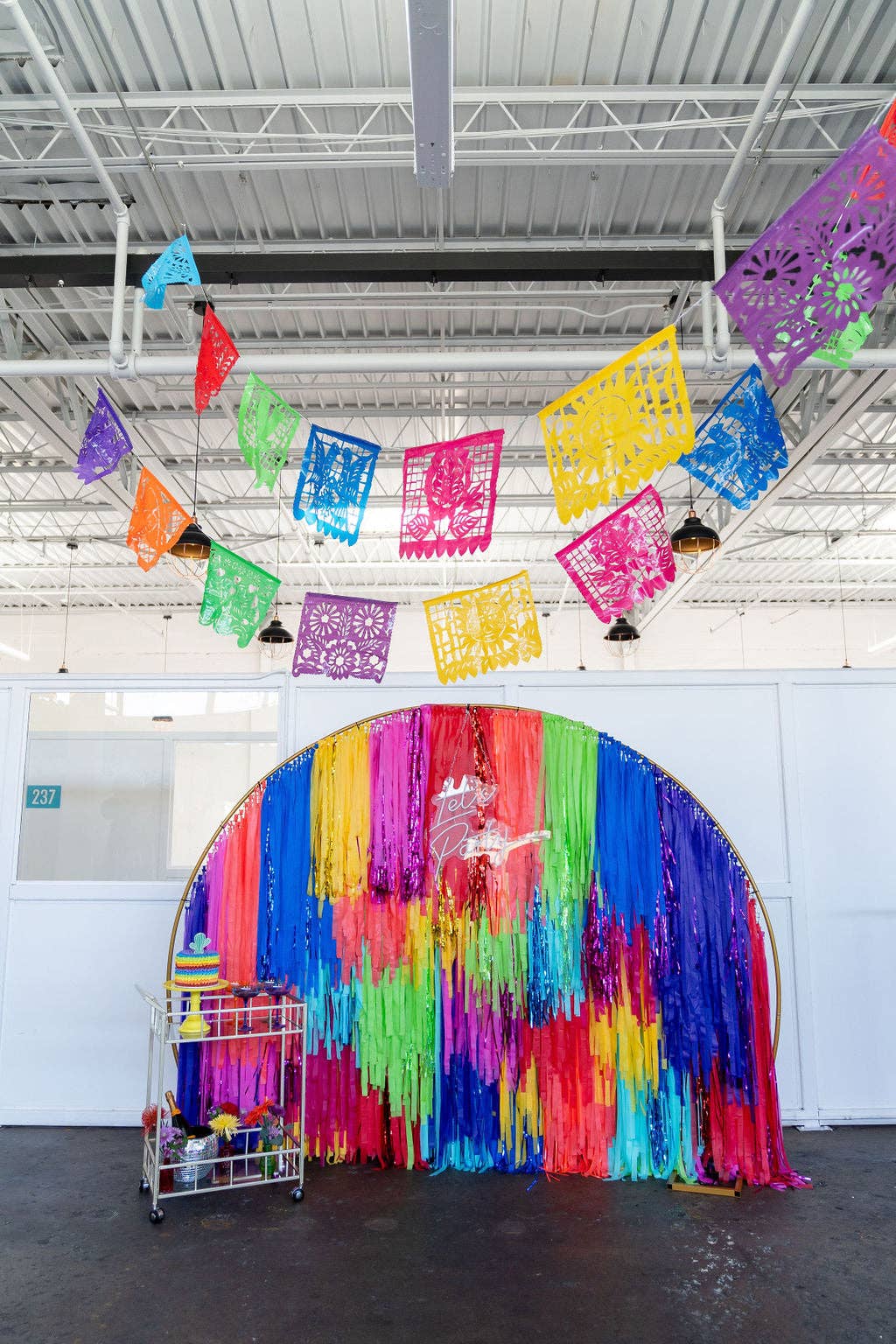 Viva La Fiesta Fringe Backdrop: ★6' W x 7' H - Bria Blair Creative