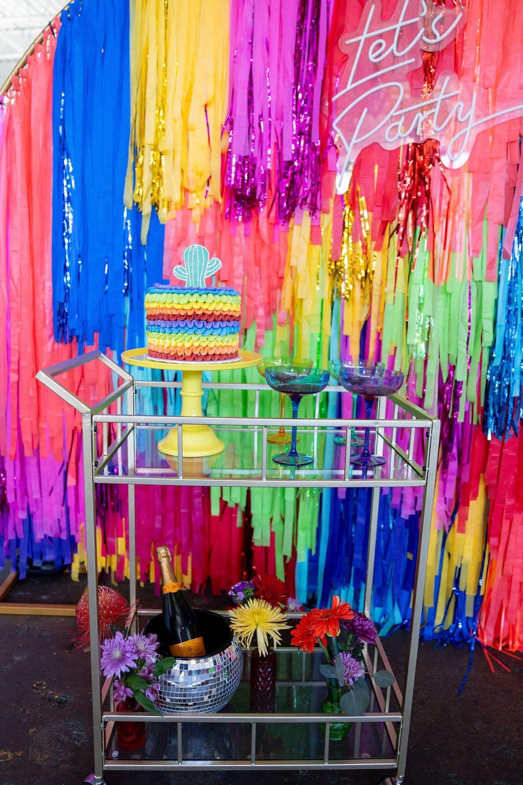 Viva La Fiesta Fringe Backdrop: ★6' W x 7' H - Bria Blair Creative