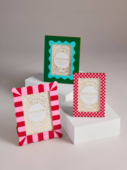 VIVA WAVE 4" x 6" PICTURE FRAME: GREEN - Bria Blair Creative