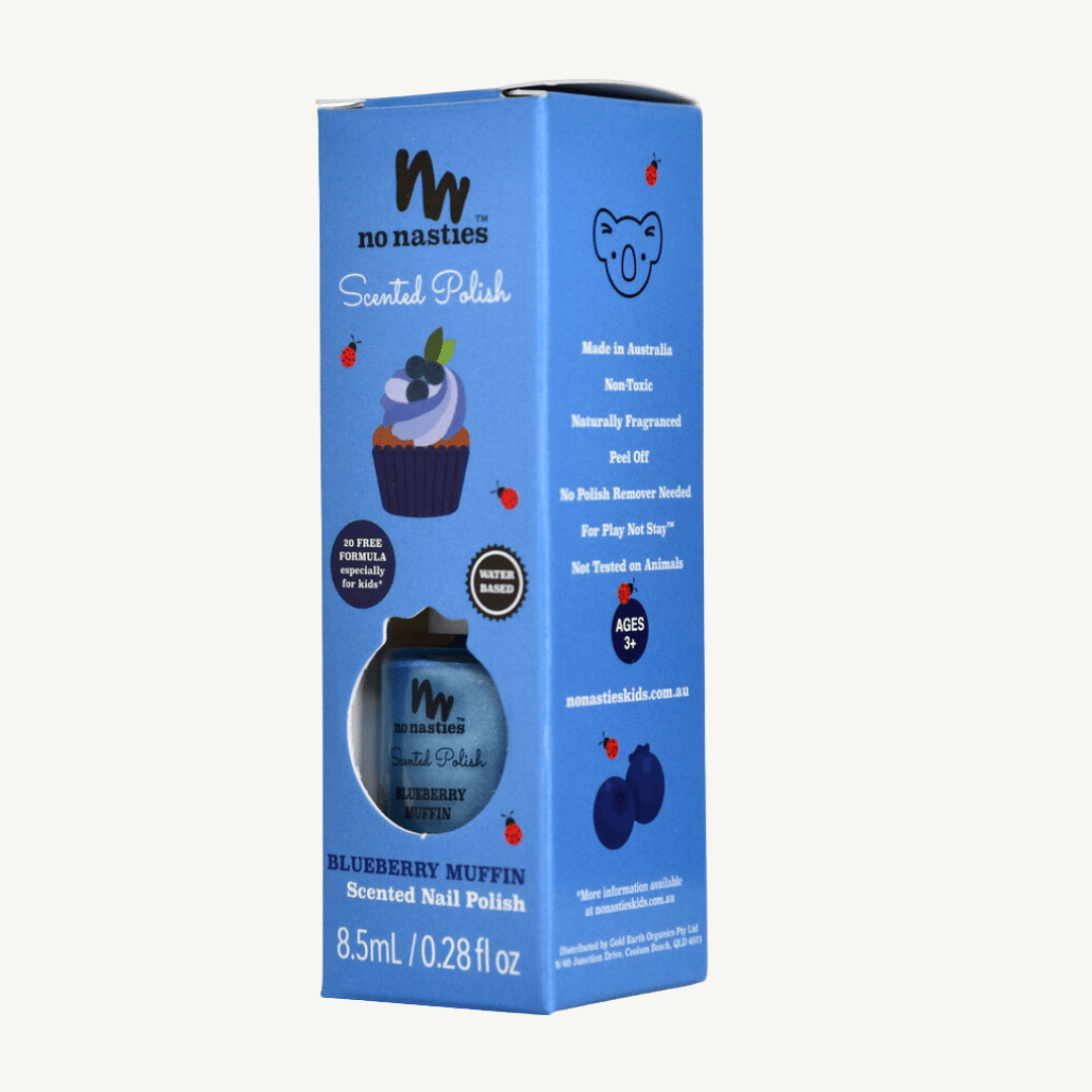 Water Based Scented Scratch Off Kids Nail Polish: Cherry Berry - Bright Pink - Bria Blair Creative