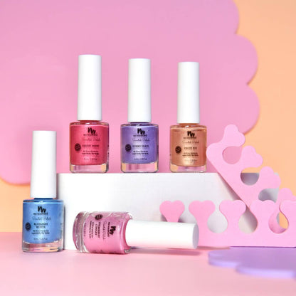Water Based Scented Scratch Off Kids Nail Polish: Cherry Berry - Bright Pink - Bria Blair Creative