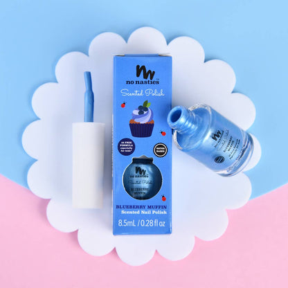 Water Based Scented Scratch Off Kids Nail Polish: Cherry Berry - Bright Pink - Bria Blair Creative