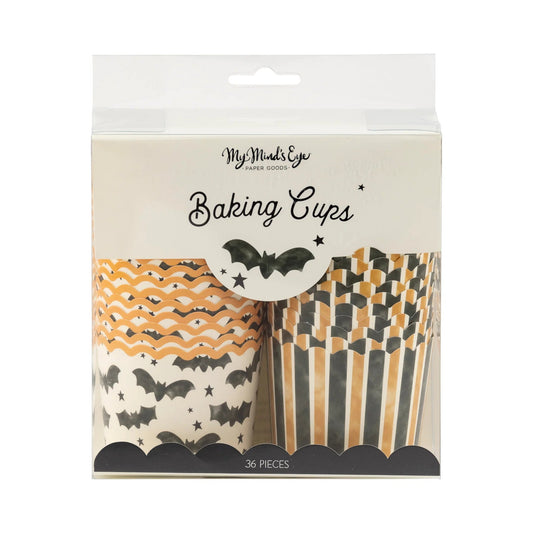 Watercolor Bats 5oz Baking Cups - Bria Blair Creative