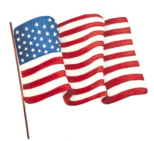 Waving American Flag - Bria Blair Creative