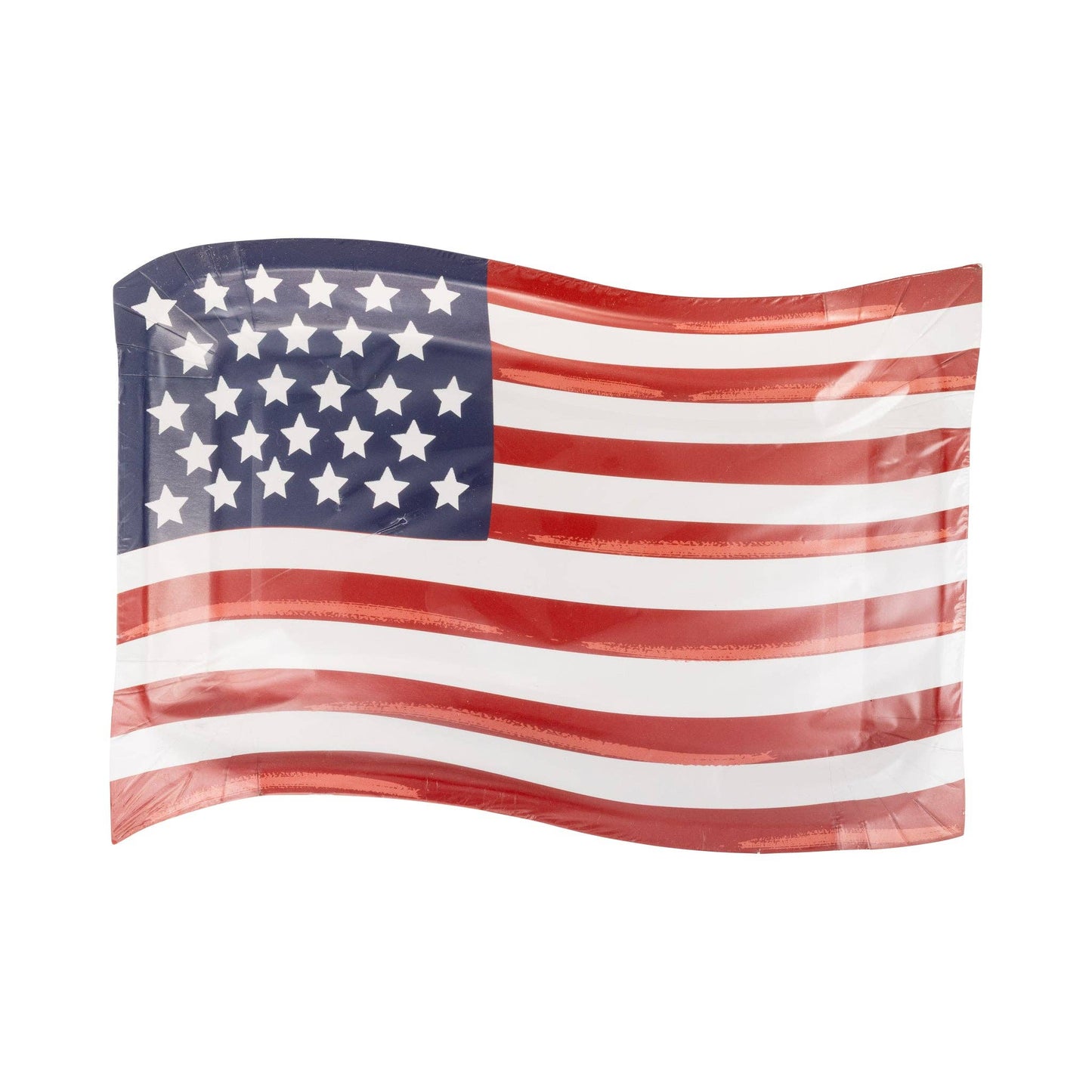 Wavy Flag Plate (8 ct) - Bria Blair Creative