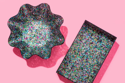 Wavy Nesting Bowl - Small - Colorful Confetti - Bria Blair Creative