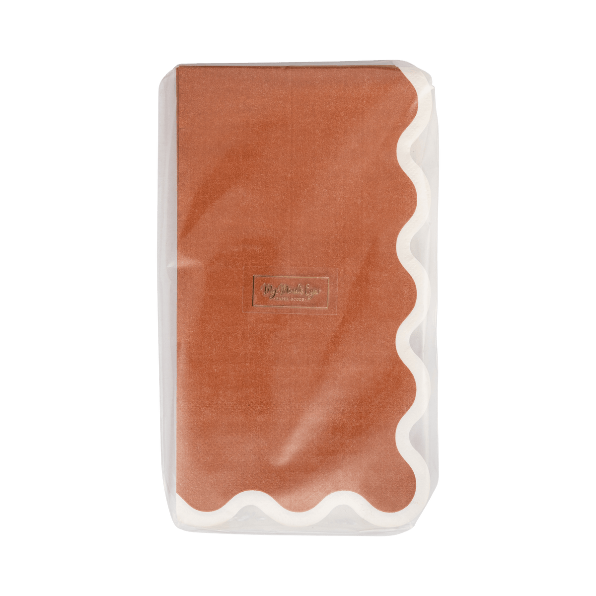 WDT1338 - Rust Ric Rac Dinner Paper Napkins - Bria Blair Creative