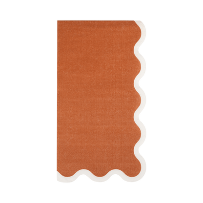 WDT1338 - Rust Ric Rac Dinner Paper Napkins - Bria Blair Creative