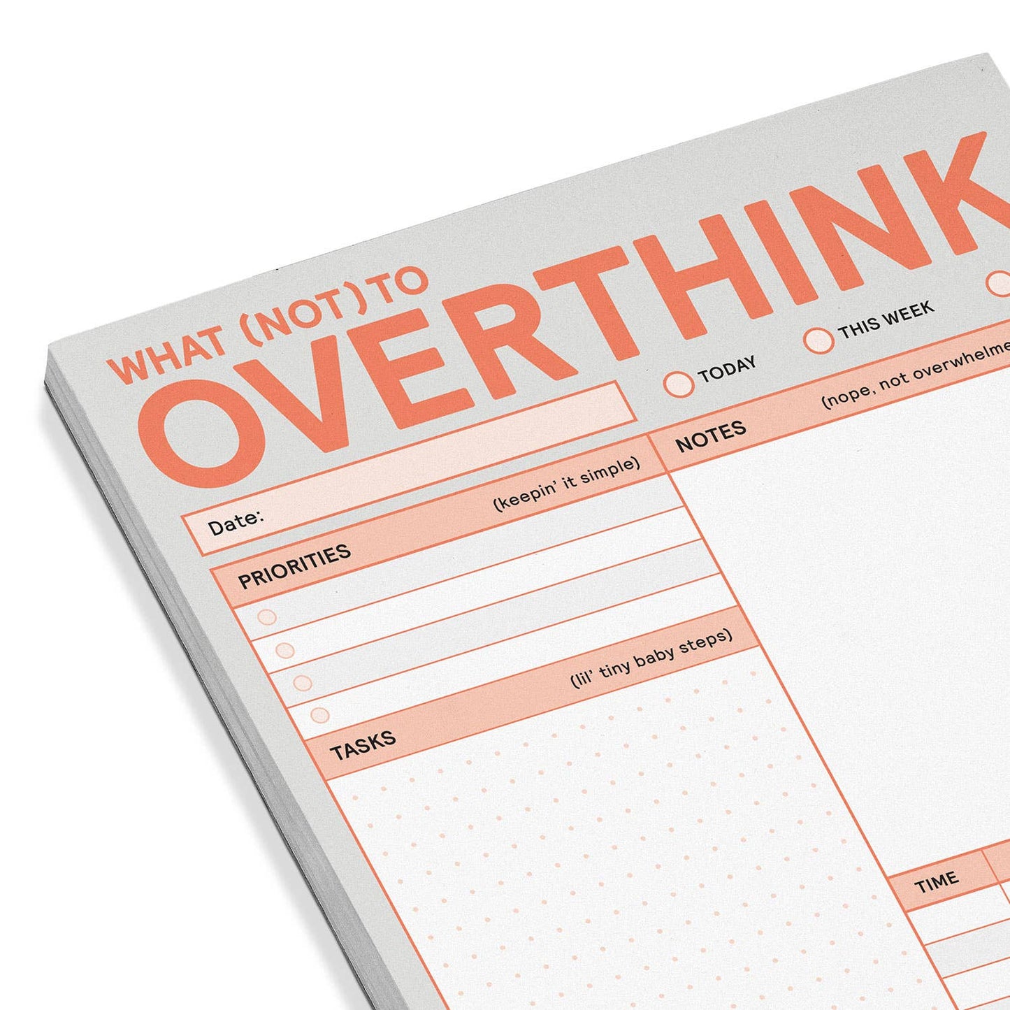 What (Not) to Overthink Pad - Bria Blair Creative