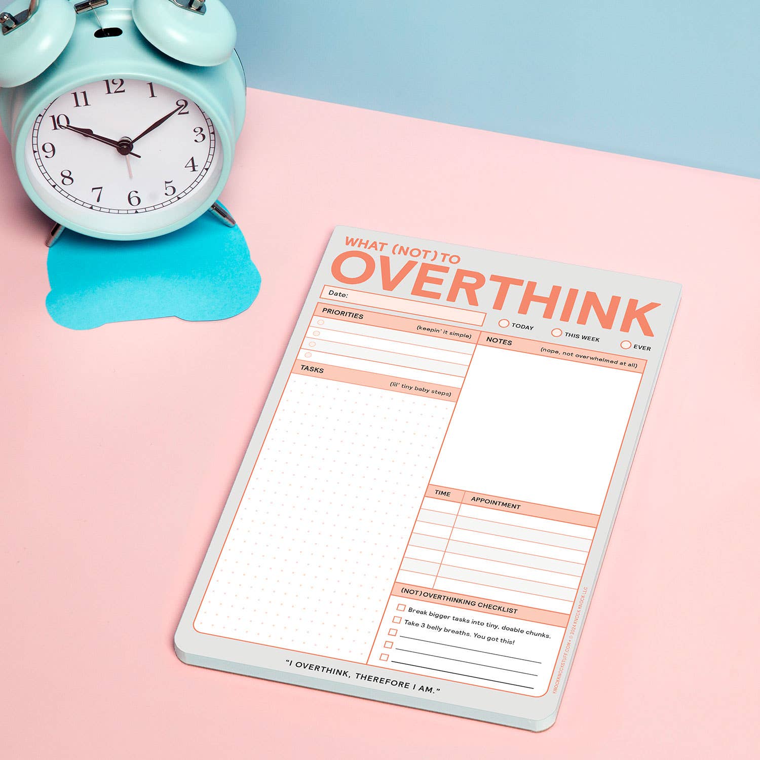 What (Not) to Overthink Pad - Bria Blair Creative