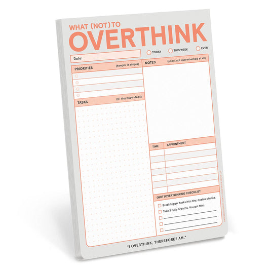What (Not) to Overthink Pad - Bria Blair Creative