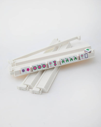 White Acrylic Rack and Pusher Set - Bria Blair Creative