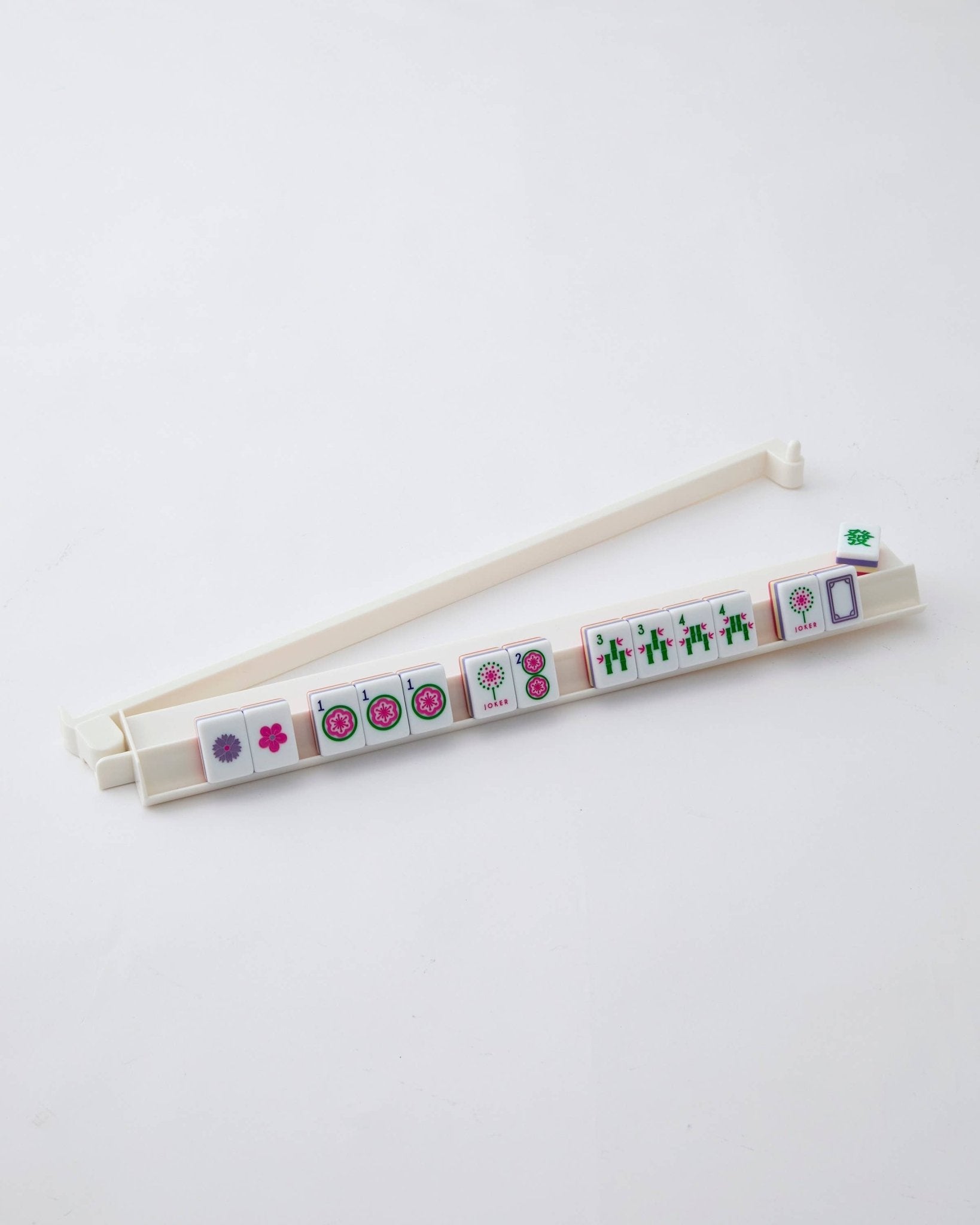 White Acrylic Rack and Pusher Set - Bria Blair Creative