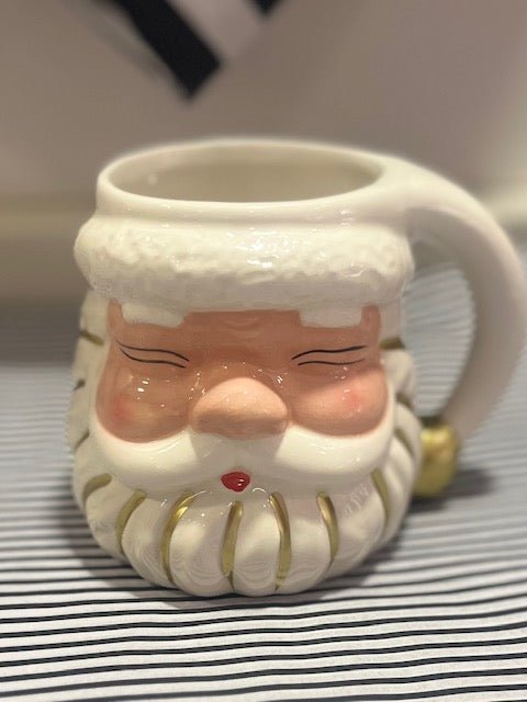 White Santa Mug - Bria Blair Creative