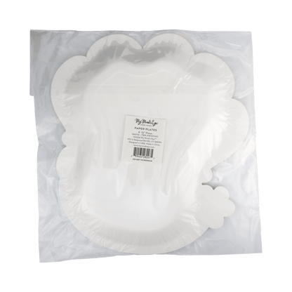 WHM1140 - Santa Face Shaped Paper Plate - Bria Blair Creative
