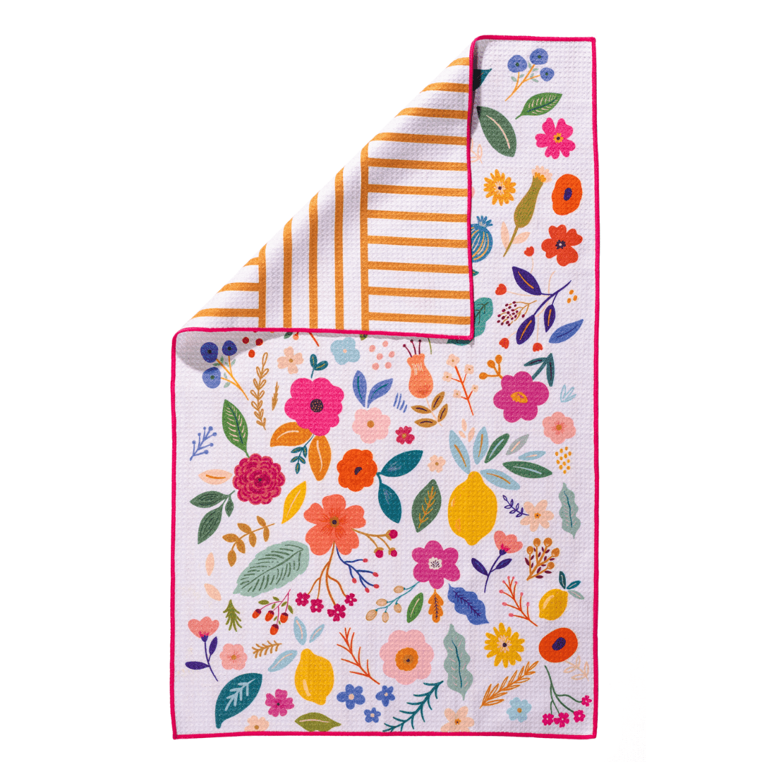 Wildflower Bloom Dish Towel - Bria Blair Creative