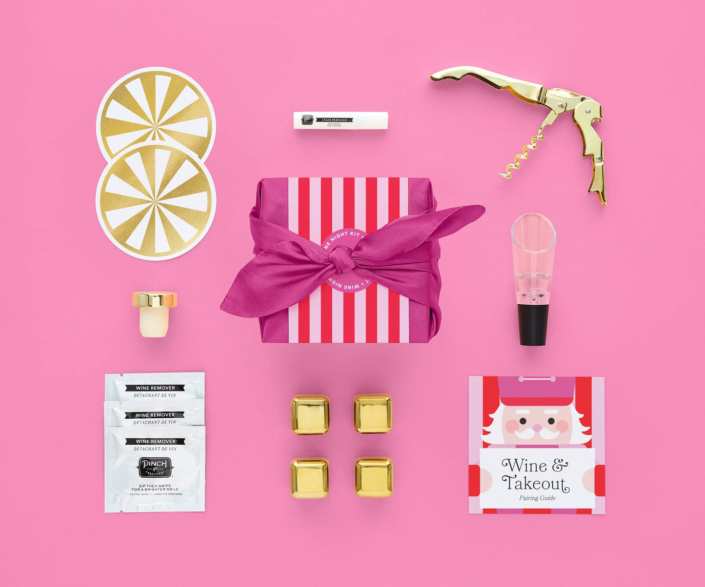 Wine Night Kit | Nutcracker, Pink Gifts for Women - Bria Blair Creative