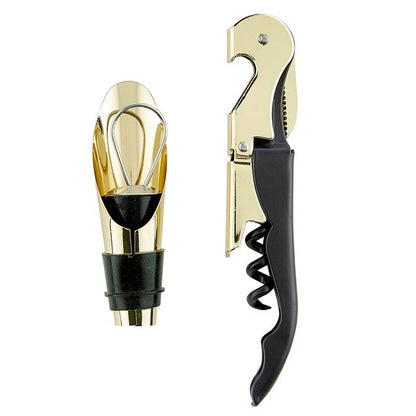 Wine Serving Set Book Box - Just Add Wine: Hand Wash Only / Stainless Steel, Silicone - Bria Blair Creative