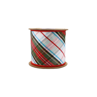 Wired Plaid Bias Cut Ribbon 5 Yard Roll - Bria Blair Creative