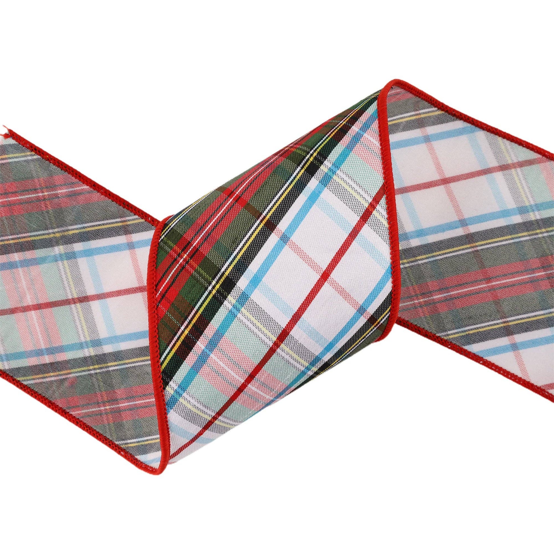 Wired Plaid Bias Cut Ribbon 5 Yard Roll - Bria Blair Creative