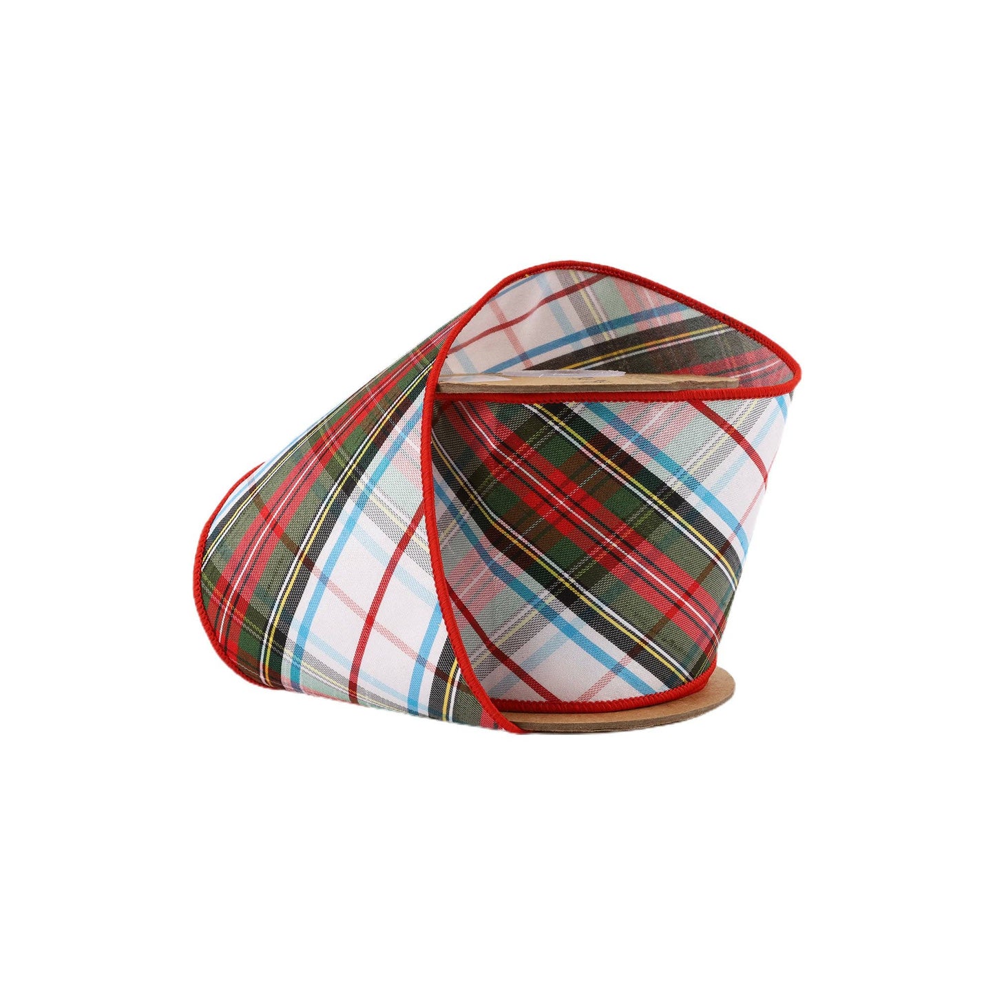 Wired Plaid Bias Cut Ribbon 5 Yard Roll - Bria Blair Creative