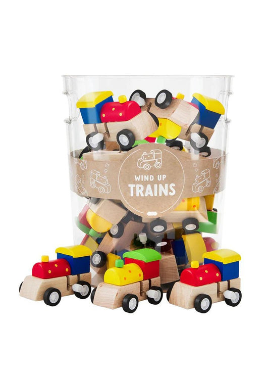 Wood Wind Up Train - Assorted - Bria Blair Creative