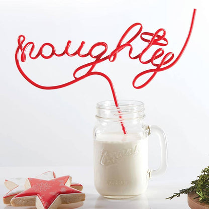 Word Straw - Naughty - Bria Blair Creative