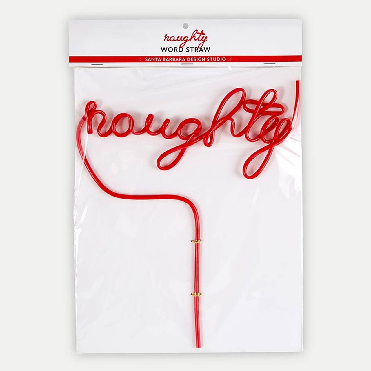 Word Straw - Naughty - Bria Blair Creative