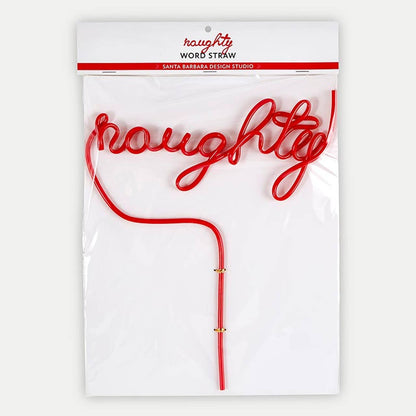Word Straw - Naughty - Bria Blair Creative