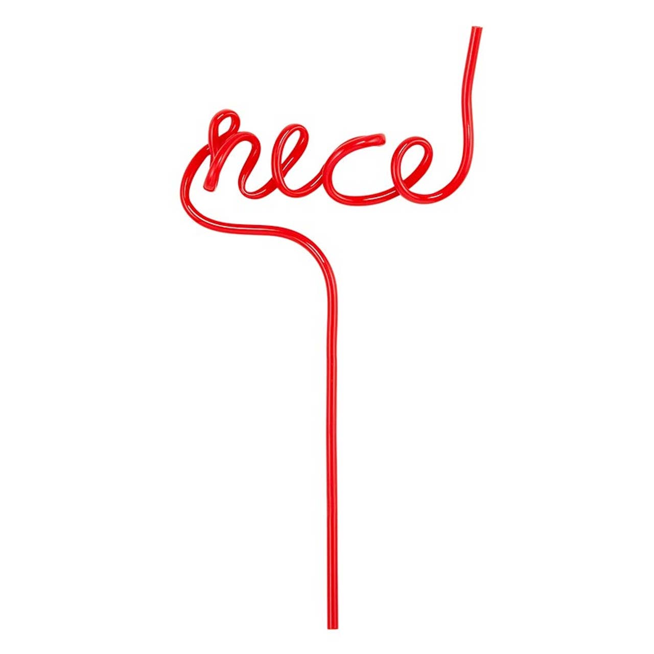 Word Straw - Nice - Bria Blair Creative