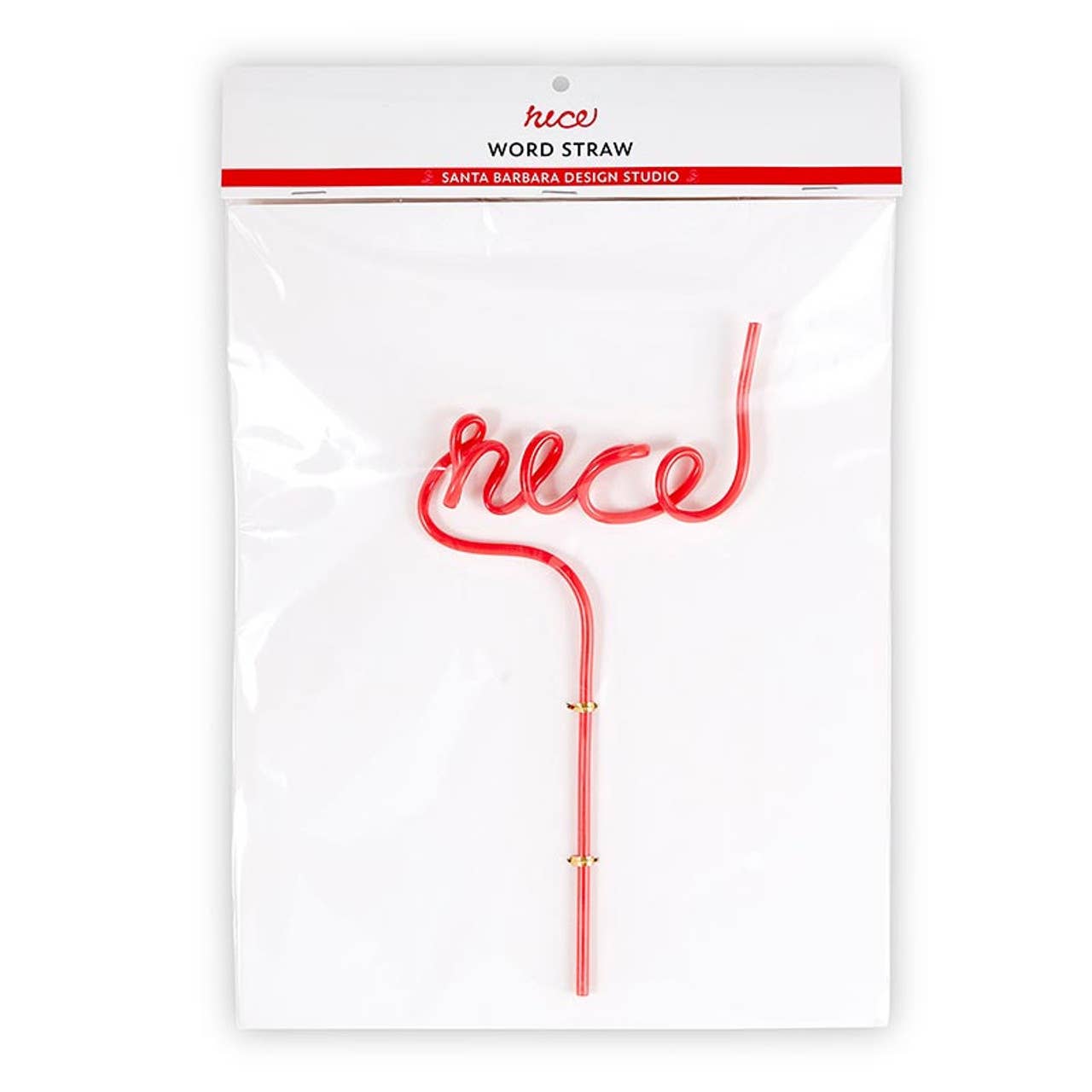 Word Straw - Nice - Bria Blair Creative