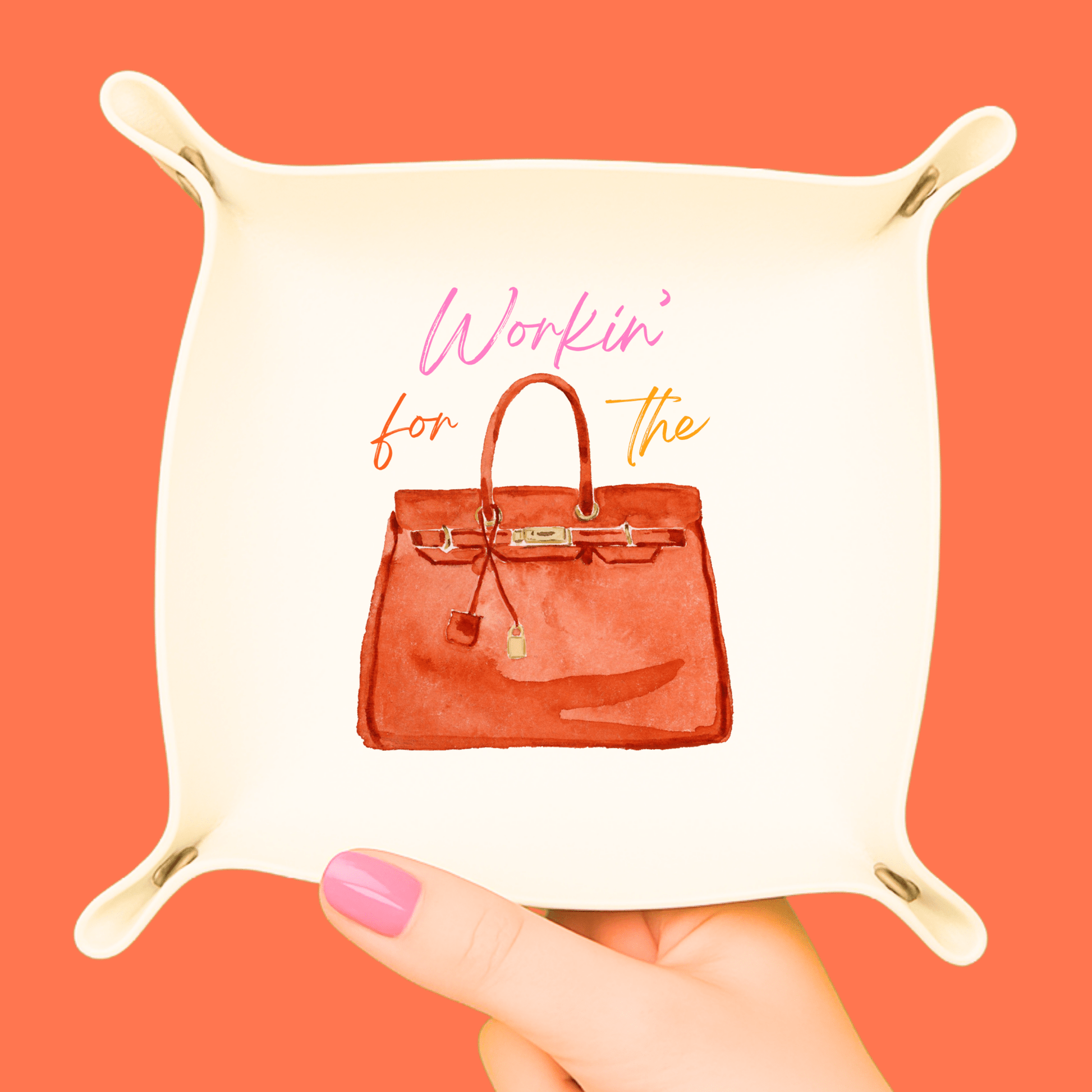 Working for the Bag trinket tray - Bria Blair Creative