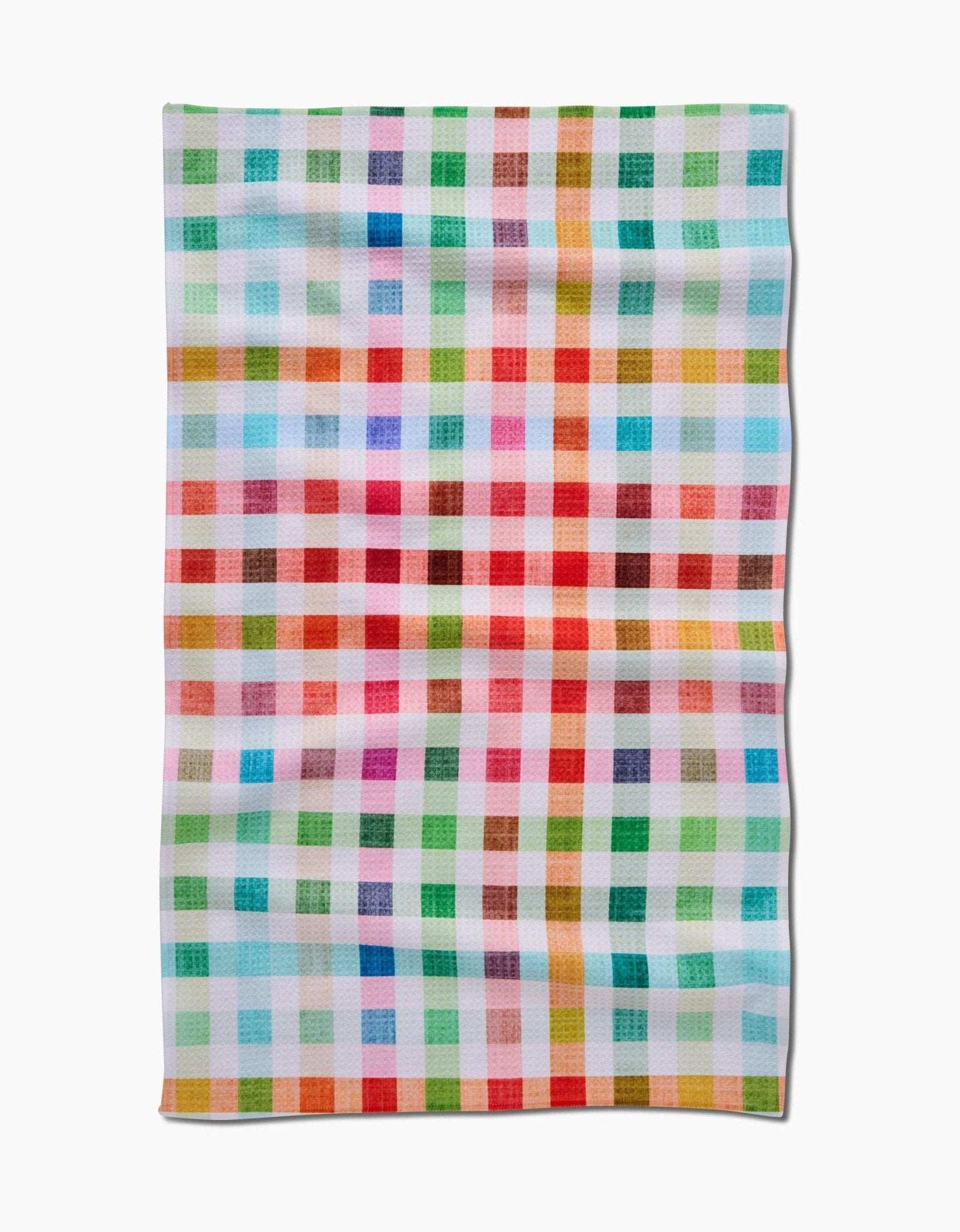 Woven Spring Plaid Tea Towel - Bria Blair Creative