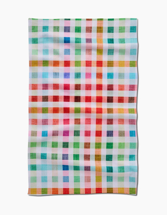 Woven Spring Plaid Tea Towel - Bria Blair Creative